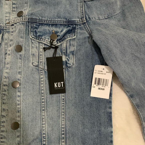 Kut from the Kloth Blue Denim Jacket - Picture 2 of 5